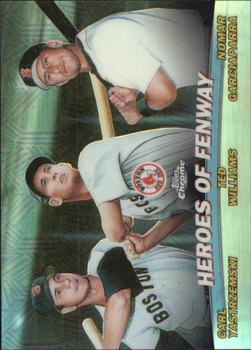 2001 Topps Chrome Combos Refractors #TC13 Heroes of Fenway front image