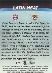 2001 Topps Combos #TC8 Latin Heat back image