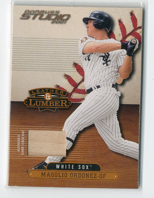 2001 Studio Leather and Lumber #LL50 Magglio Ordonez