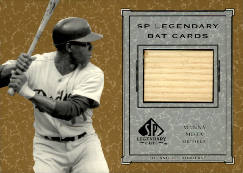 2001 SP Legendary Cuts Game Bat #BMM Manny Mota