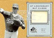 2001 SP Legendary Cuts Game Bat #BNR Nolan Ryan SP