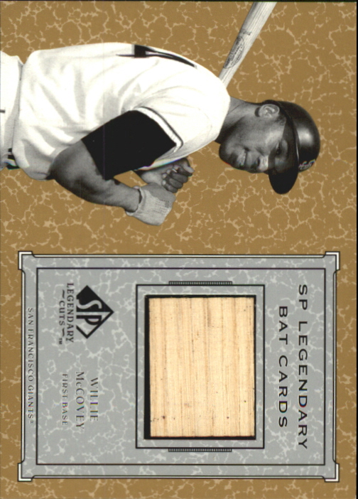 2001 SP Legendary Cuts Game Bat #BWMC Willie McCovey *