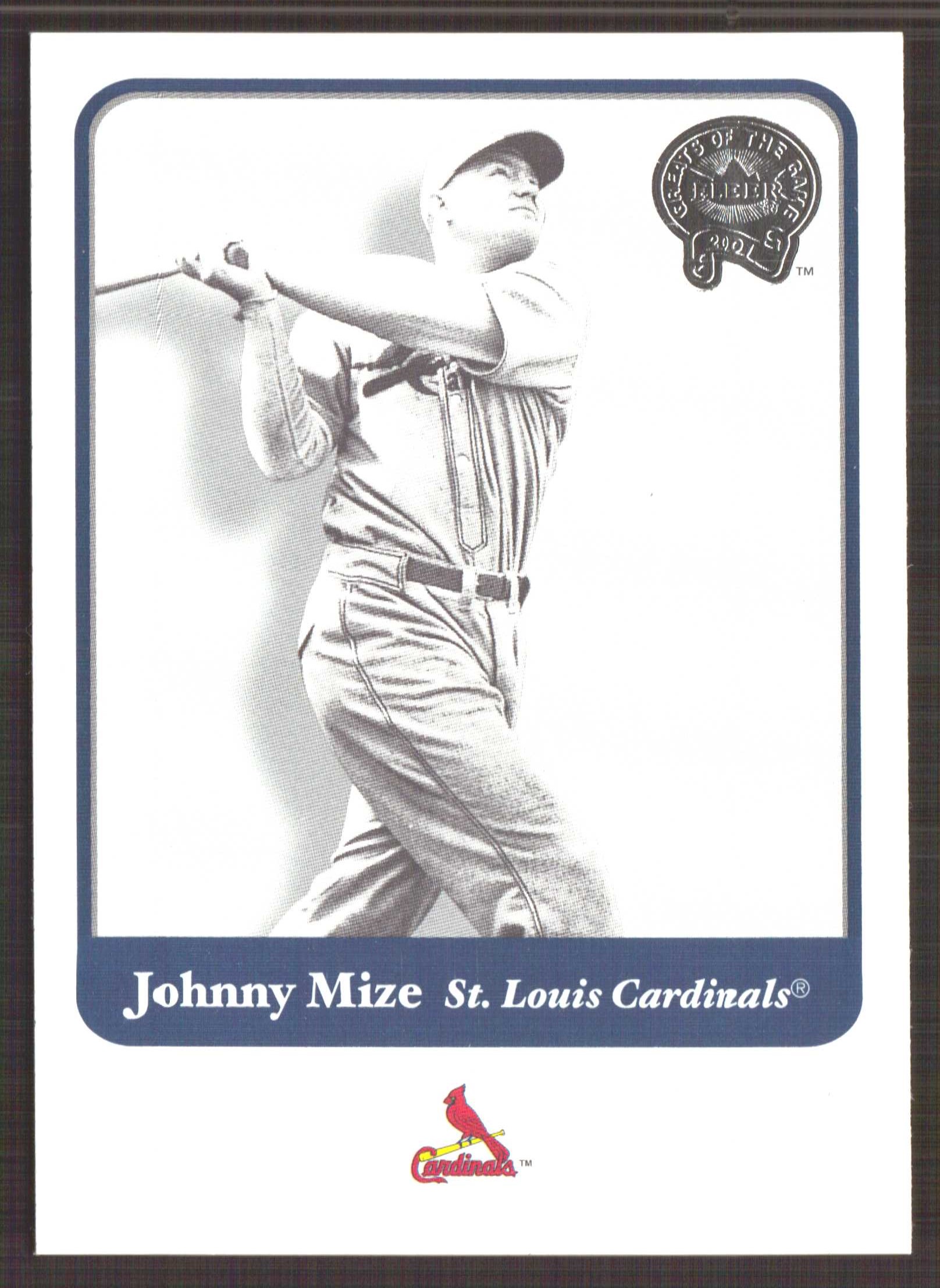 2001 Greats of the Game #14 Johnny Mize
