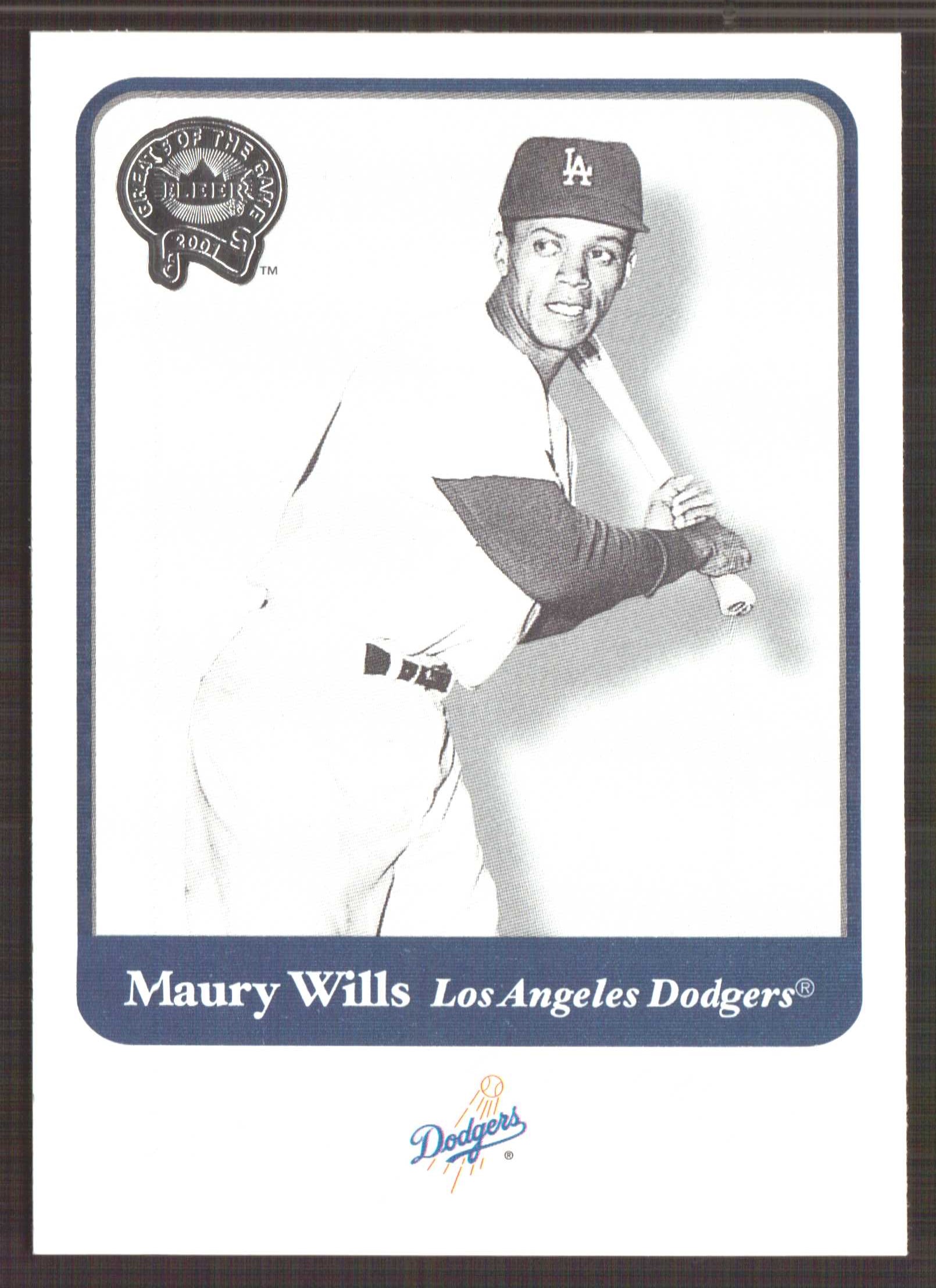 2001 Greats of the Game #24 Maury Wills