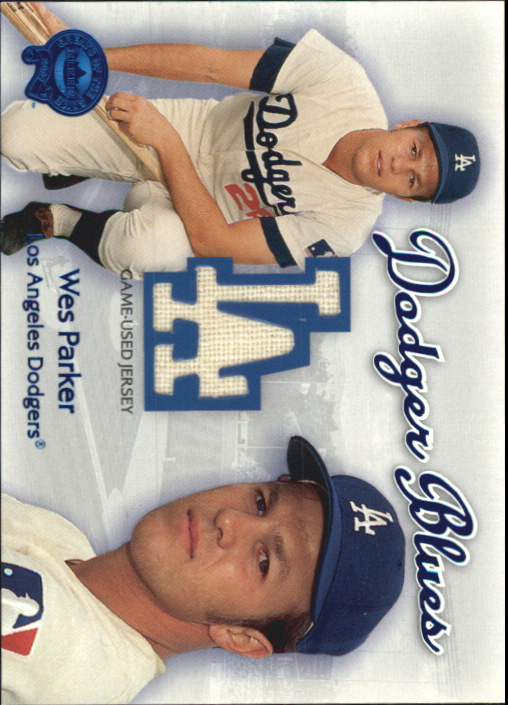 2001 Greats of the Game Dodger Blues #10 Wes Parker Jsy