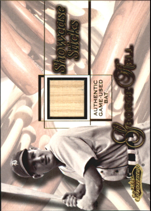 2001 Fleer Showcase Sticks #23 George Kell