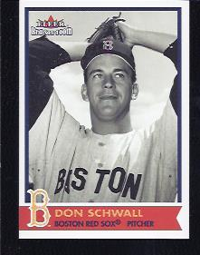 2001 Fleer Red Sox 100th #62 Don Schwall