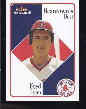 2001 Fleer Red Sox 100th #86 Fred Lynn BB