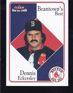 2001 Fleer Red Sox 100th #90 Dennis Eckersley BB