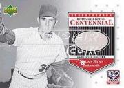 2001 Upper Deck Minors Centennial Game Jersey #JNR Nolan Ryan
