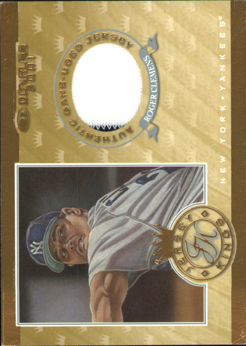 2001 Donruss Jersey Kings #JK5 Roger Clemens