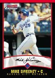 2001 Bowman Chrome #55 Mike Sweeney