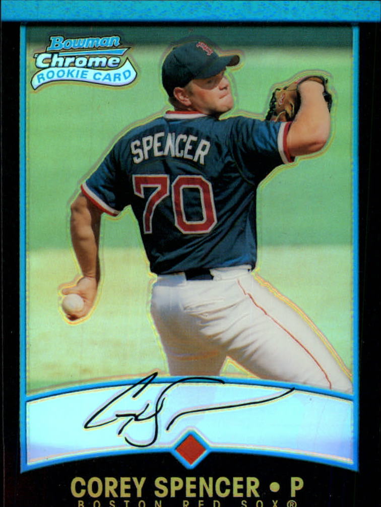 2001 Bowman Chrome #158 Corey Spencer RC