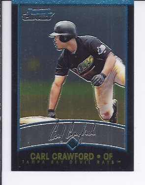 2001 Bowman Chrome #231 Carl Crawford