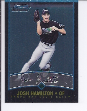 2001 Bowman Chrome #256 Josh Hamilton