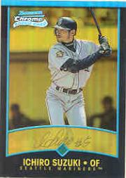 2001 Bowman Chrome Gold Refractors #NNOB Ichiro Japan/49