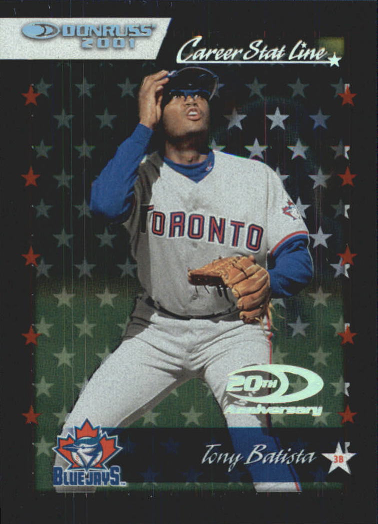 2001 Donruss Stat Line Career #69 Tony Batista/279