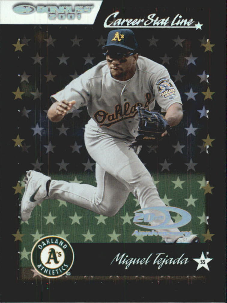 2001 Donruss Stat Line Career #140 Miguel Tejada/254