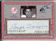 2001 SP Legendary Cuts Autographs #CJD2 Joe DiMaggio/50