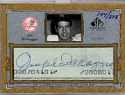 2001 SP Legendary Cuts Autographs #CJD4 Joe DiMaggio/275