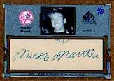 2001 SP Legendary Cuts Autographs #CMM Mickey Mantle/8