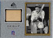 2001 SP Legendary Cuts Debut Game Bat #DCG Charlie Gehringer