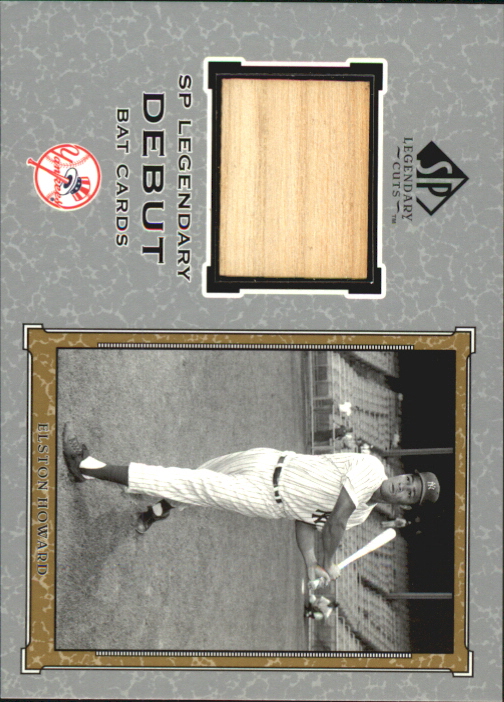 2001 SP Legendary Cuts Debut Game Bat #DEH Elston Howard SP