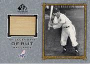2001 SP Legendary Cuts Debut Game Bat #DES Eddie Stanky