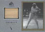 2001 SP Legendary Cuts Debut Game Bat #DJJ Joe Jackson