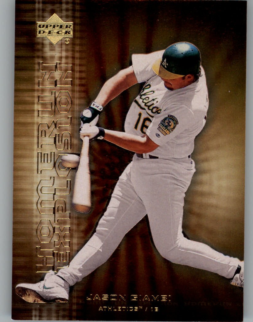 2001 Upper Deck Home Run Explosion #HR14 Jason Giambi