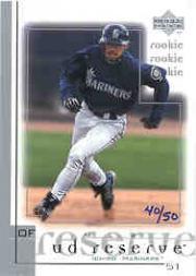 2001 Upper Deck Rookie Update Ichiro Rookie BuyBacks #4 Ichiro Suzuki UD Reserve/27*