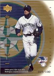 2001 Upper Deck Rookie Update Ichiro Tribute Gold #5 Ichiro Suzuki