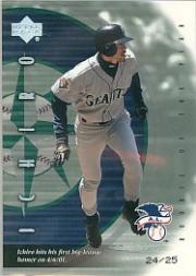 2001 Upper Deck Rookie Update Ichiro Tribute Platinum #3 Ichiro Suzuki