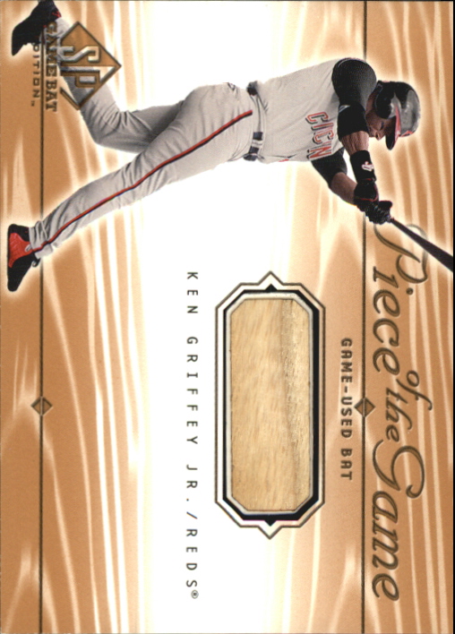 2001 SP Game Bat Edition Piece of the Game #KG Ken Griffey Jr.