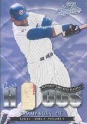2001 Absolute Memorabilia Boss Hoggs #BH14 Sammy Sosa