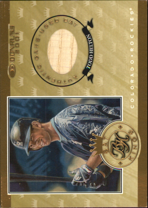 2001 Donruss Bat Kings #BK4 Todd Helton