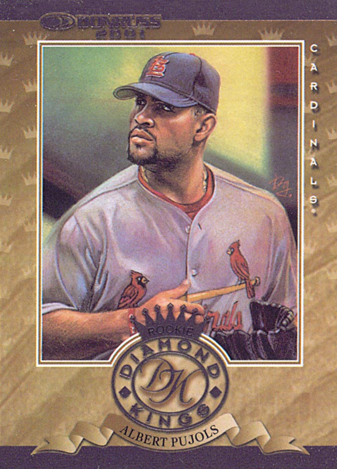 2001 Donruss Rookies Diamond Kings #RDK3 Albert Pujols DK