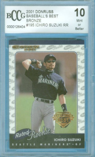 2001 Donruss Baseball's Best Bronze #195 Ichiro Suzuki RR