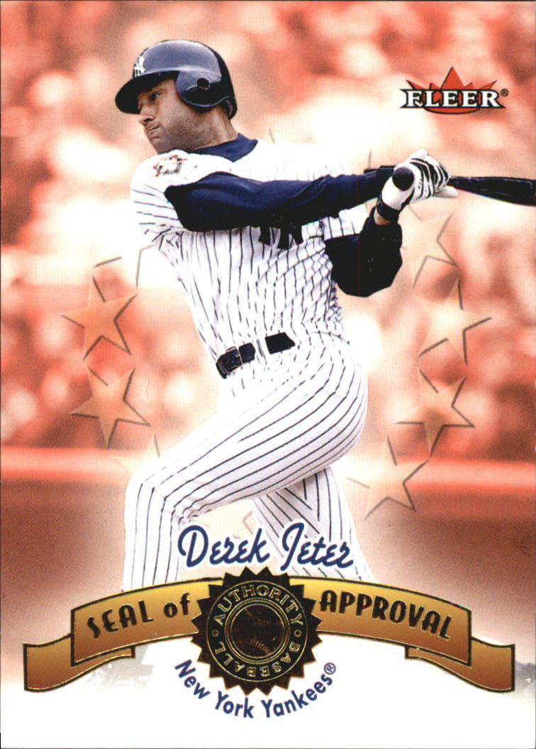 2001 Fleer Authority Seal of Approval #1 Derek Jeter