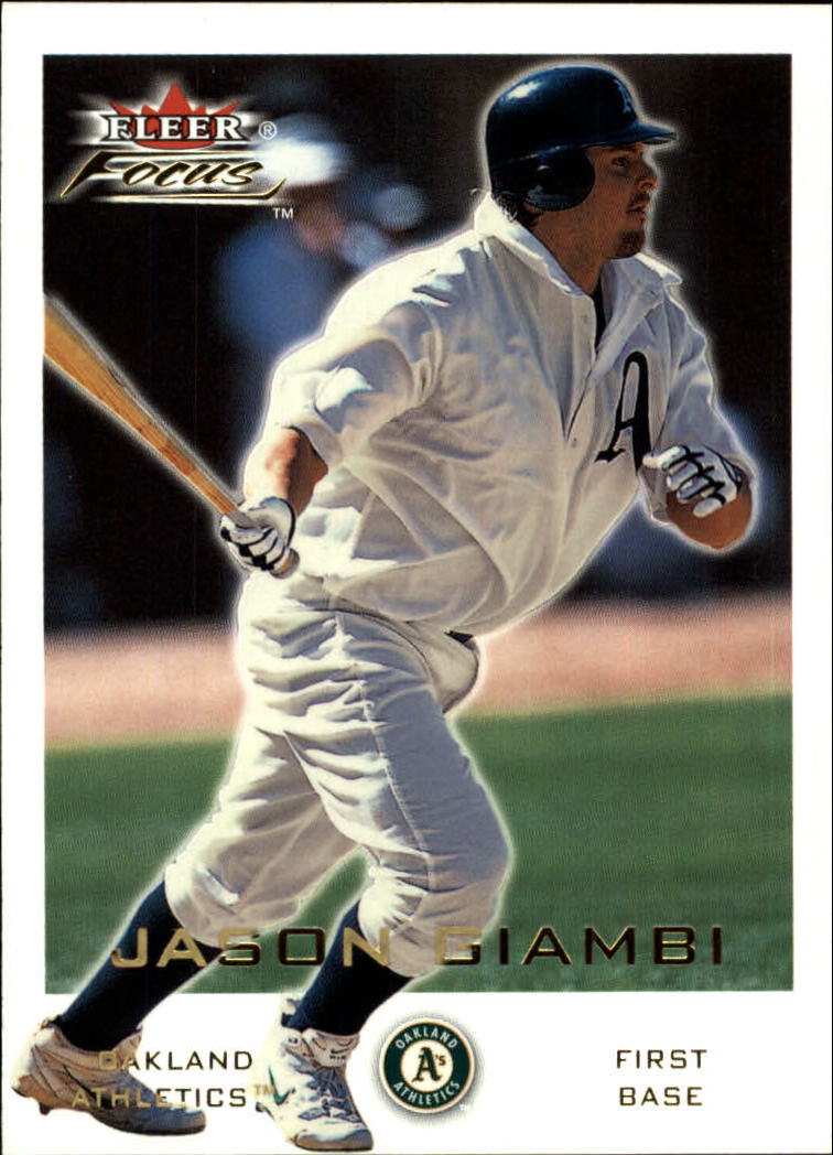 2001 Fleer Focus #37 Jason Giambi