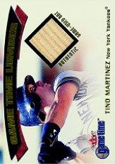 2001 Fleer Game Time Lumber #20 Tino Martinez
