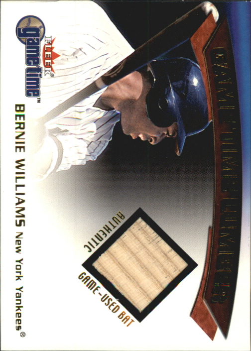 2001 Fleer Game Time Lumber #25 Bernie Williams