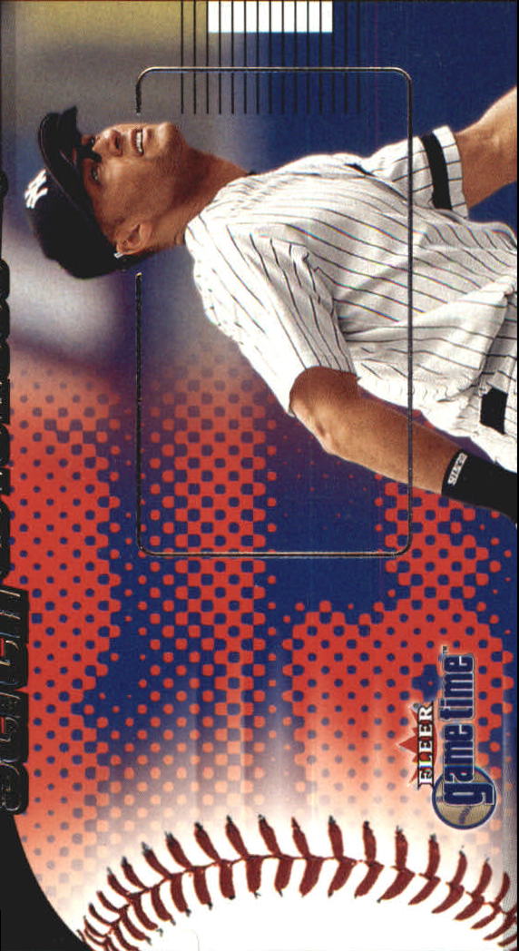 2001 Fleer Game Time Sticktoitness #S1 Derek Jeter