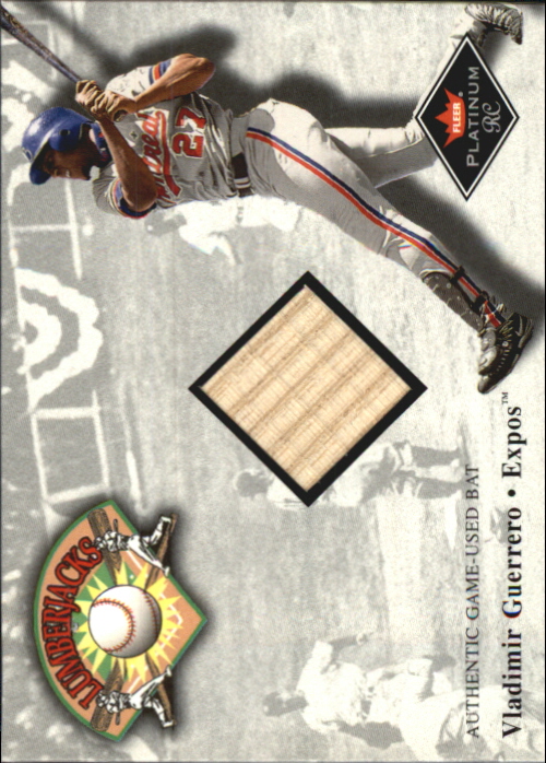 2001 Fleer Platinum Lumberjacks #13 Vladimir Guerrero