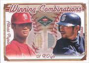 2001 Fleer Platinum Winning Combinations Memorabilia #3 Ichiro Suzuki/Albert Pujols