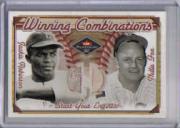 2001 Fleer Platinum Winning Combinations Memorabilia #35 Jackie Robinson/Nellie Fox