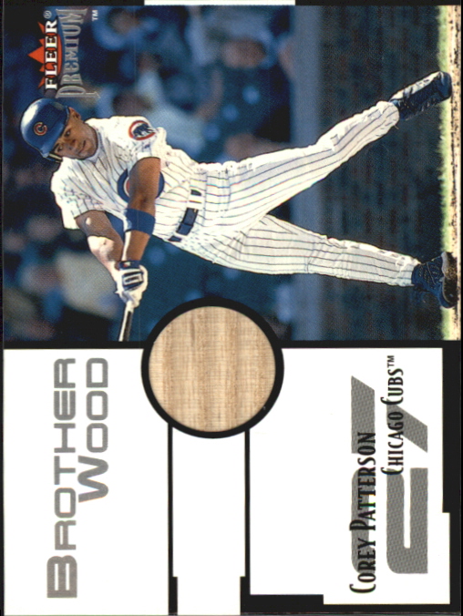 2001 Fleer Premium Brother Wood #BW3 Corey Patterson