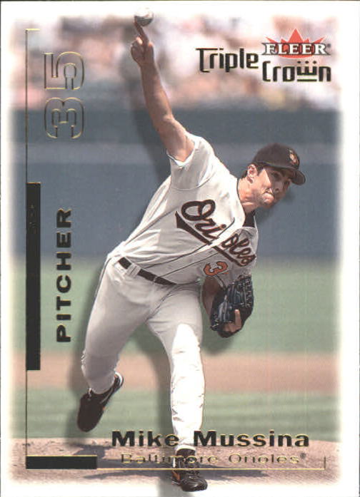2001 Fleer Triple Crown #174 Mike Mussina