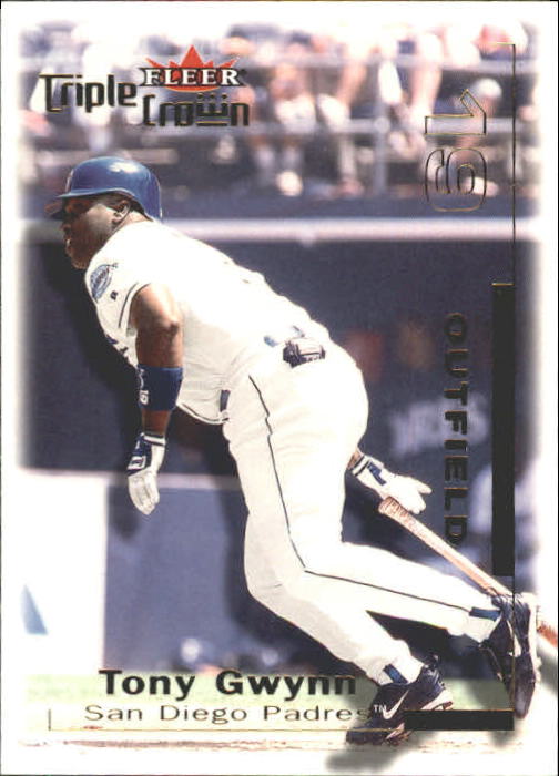 2001 Fleer Triple Crown #220 Tony Gwynn