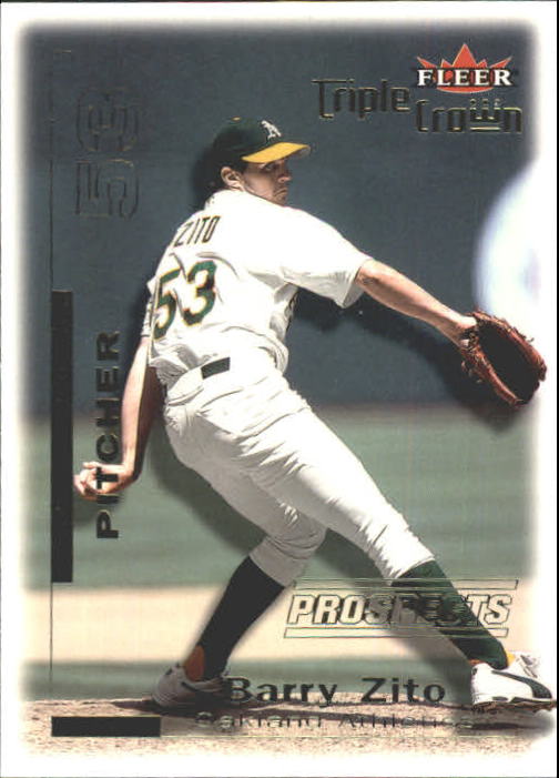 2001 Fleer Triple Crown #286 Barry Zito